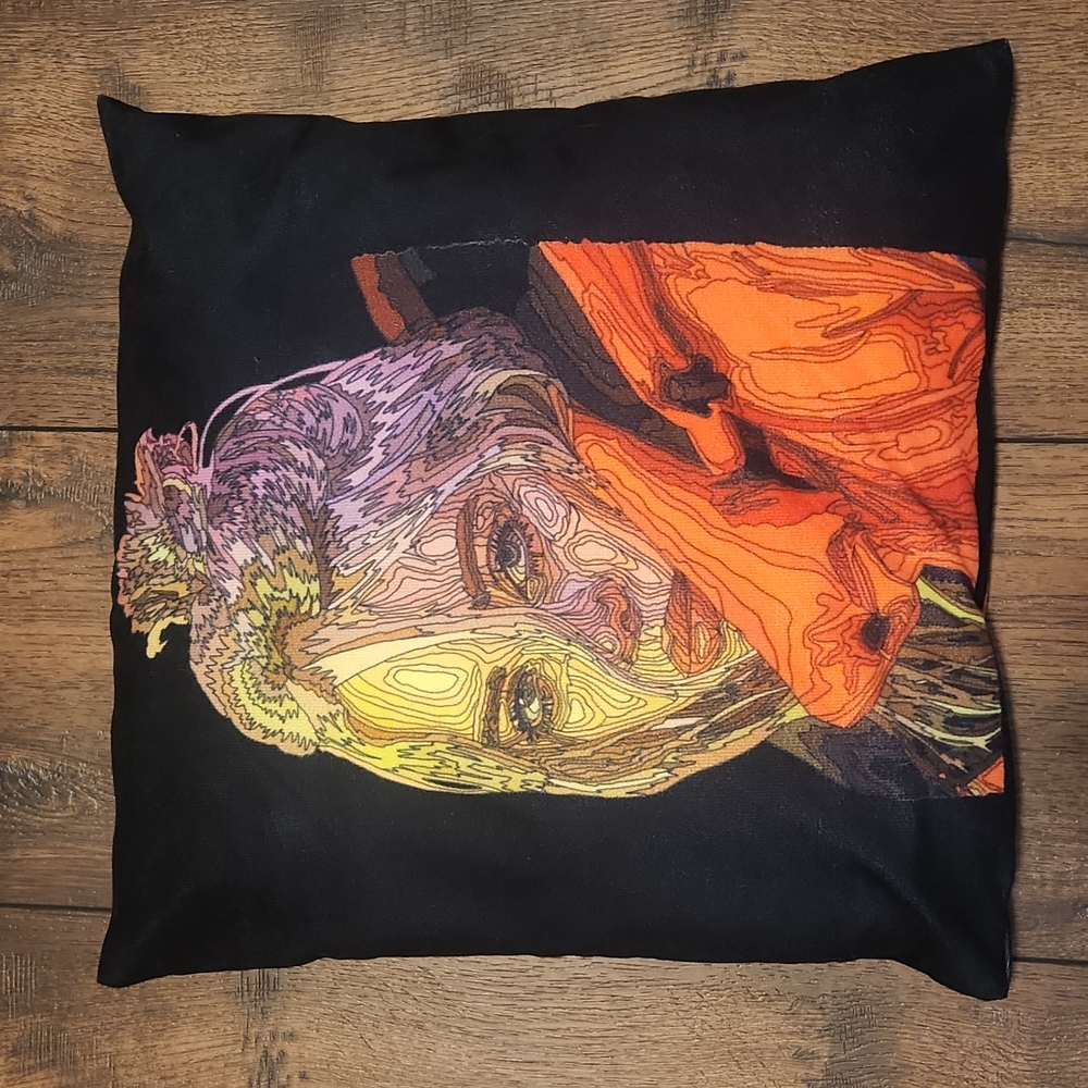 Billie Eilish Pop Art Throw Pillow